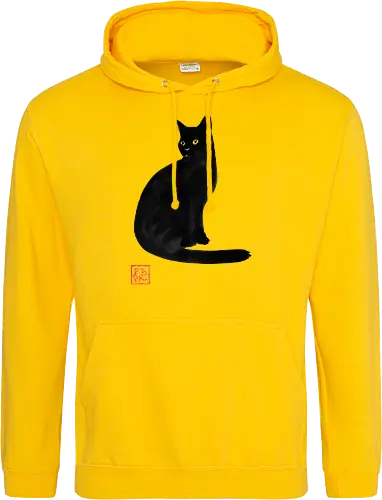 simple black cat