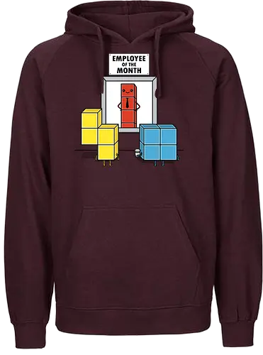 Piece of the Month! - gaming, tetris, Employee - Fairtrade Hoodie