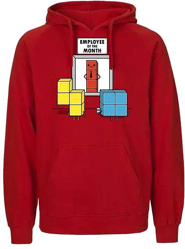 Piece of the Month! - gaming, tetris, Employee - Fairtrade Hoodie