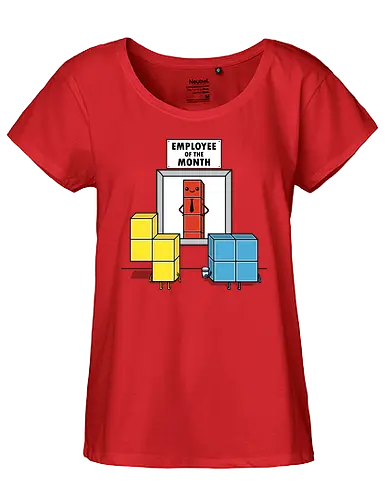 Piece of the Month! - gaming, tetris, Employee - Fairtrade Girl Shirt