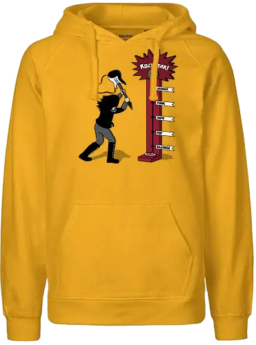 Rockstar! - music, Rockstar Meter, Rockstar - Fairtrade Hoodie