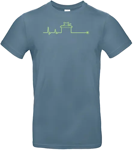 Schrödinger's Heartbeat! - schrödingers katze, Schrödingerger, Herzschlag, science, Hrtbt - Standard T-Shirt