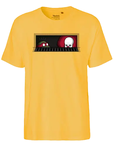 Sewermates! - it, Sewer, turtle, mashup, fun - Fairtrade T-Shirt