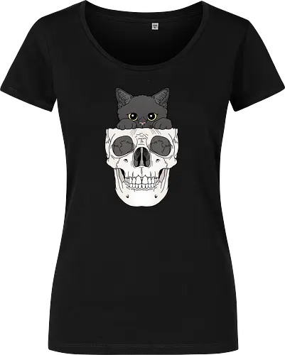 Black Kitty & Skull