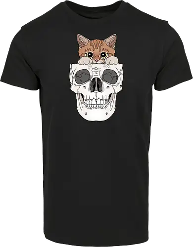 Orange Kitty & Skull