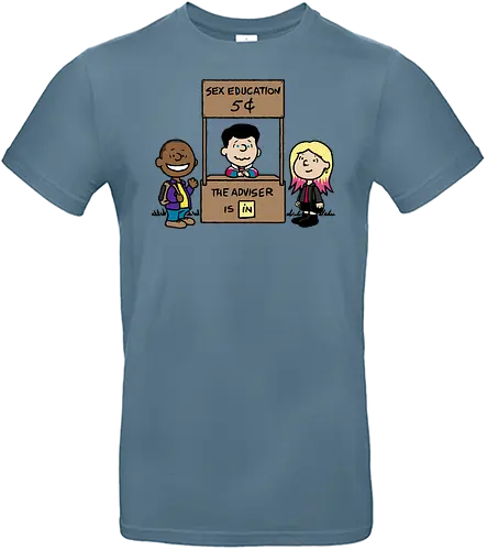The Adviser! - tv, Sex Ed, Education, comic, mashup - Standard T-Shirt