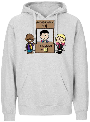 The Adviser! - tv, Sex Ed, Education, comic, mashup - Fairtrade Hoodie