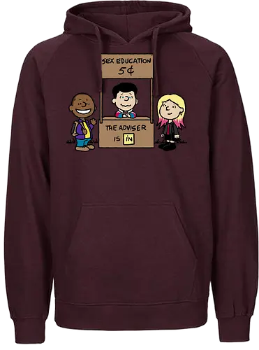The Adviser! - tv, Sex Ed, Education, comic, mashup - Fairtrade Hoodie