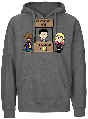 The Adviser! - tv, Sex Ed, Education, comic, mashup - Fairtrade Hoodie