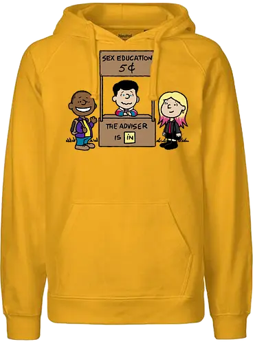 The Adviser! - tv, Sex Ed, Education, comic, mashup - Fairtrade Hoodie