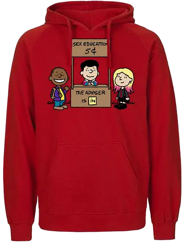 The Adviser! - tv, Sex Ed, Education, comic, mashup - Fairtrade Hoodie