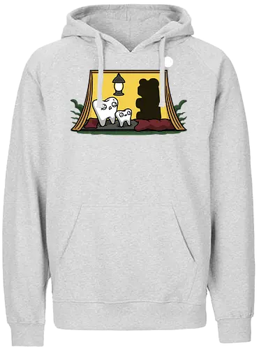 Scary Tent! - scary, horror, gummibär, Zahnarzt, Loch, zelt, mashup, fun, br, Gummibr - Fairtrade Hoodie