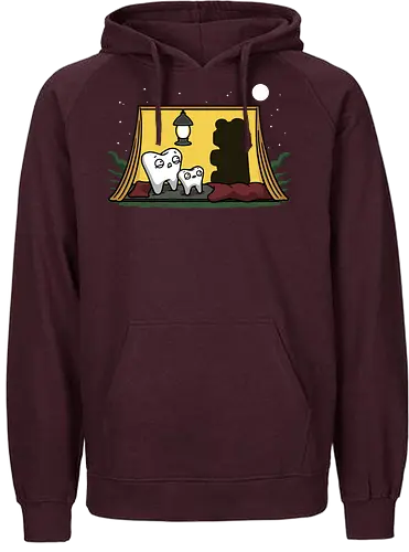 Scary Tent! - scary, horror, gummibär, Zahnarzt, Loch, zelt, mashup, fun, br, Gummibr - Fairtrade Hoodie