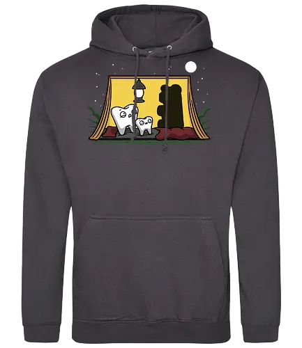 Scary Tent! - scary, horror, gummibär, Zahnarzt, Loch, zelt, mashup, fun, br, Gummibr - Standard Hoodie