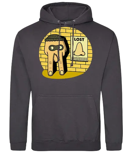 Lost Nose! - fun, joke, Got your nose, Nase geklaut, nase, hand, spaß - Standard Hoodie
