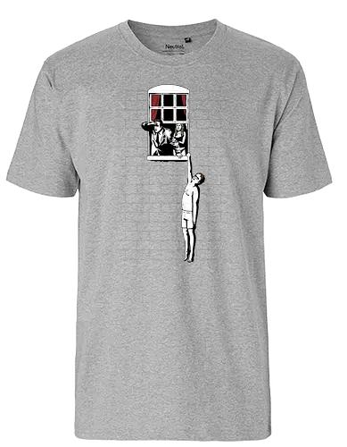 Office Affair! - series, tv, mashup, banksy, Dwight, Angela, Michael - Fairtrade T-Shirt