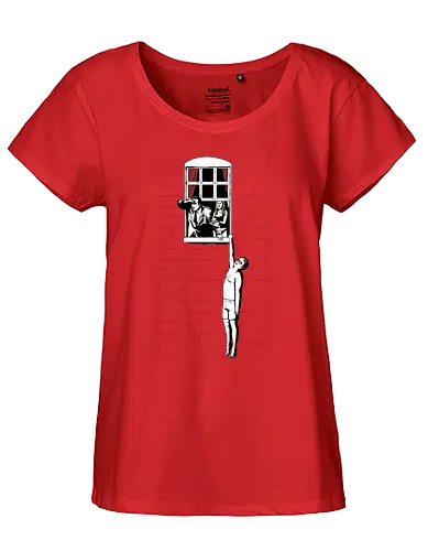 Office Affair! - series, tv, mashup, banksy, Dwight, Angela, Michael - Fairtrade Girl Shirt