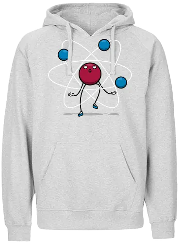 Chemi's Tricks! - science, atom, Neutron, Juggle, Jonglieren, fun, wissenschaft - Fairtrade Hoodie