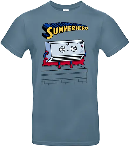 Summerhero! - fun, summer, hero, Aircondition, held, Klimaanlage, Ht - Standard T-Shirt