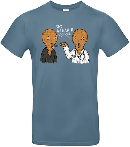 Doctor Munch! - art, kunst, fun, joke, pun, der schrei, Edvard Munch, scrm - Standard T-Shirt