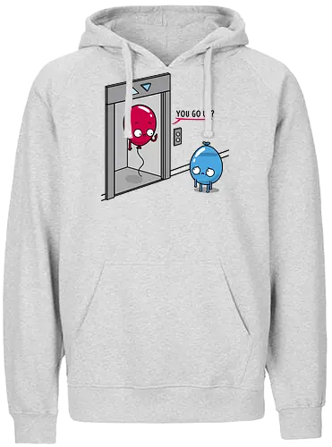 Elevator Question! - Balloons, Helium, Water Balloon - Fairtrade Hoodie