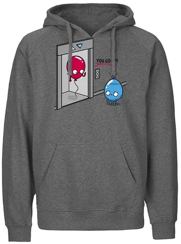 Elevator Question! - Balloons, Helium, Water Balloon - Fairtrade Hoodie