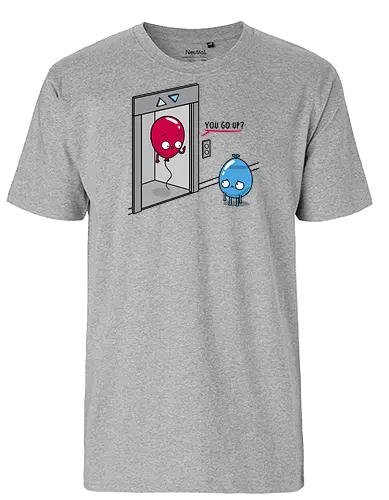 Elevator Question! - Balloons, Helium, Water Balloon - Fairtrade T-Shirt