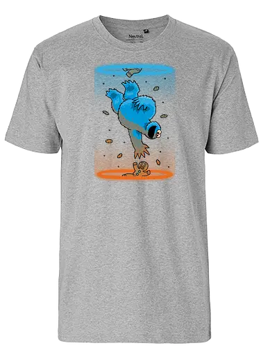 Infinite Persecution! - cookie, monster, portal, Gingerbrd man - Fairtrade T-Shirt