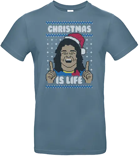 Christmas is Life! - weihnachten, christmas, Ugly swter - Standard T-Shirt
