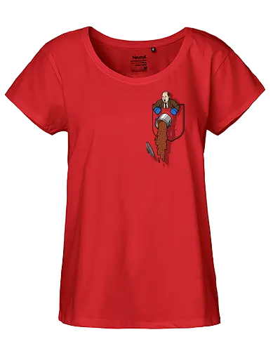 Chili Pocket! - office, Kevin, chili - Fairtrade Girl Shirt