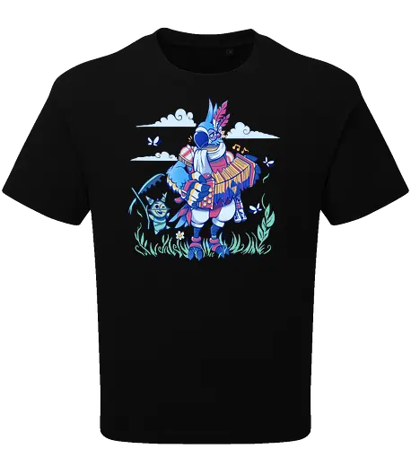 Play that Ancient Song - Breath, wild, Ancient Song, bird, music - Oversize T-Shirt