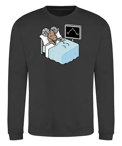 Mountain Heartbeat! - dream, goat, mountain - Sweatshirt