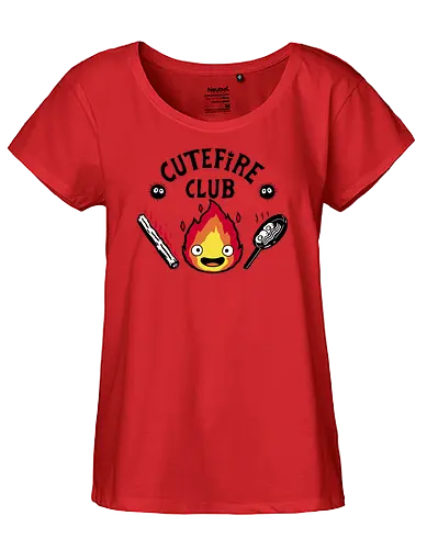 Cutefire Club! - fire, club, hell - Fairtrade Girl Shirt