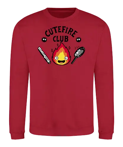 Cutefire Club! - fire, club, hell - Sweatshirt