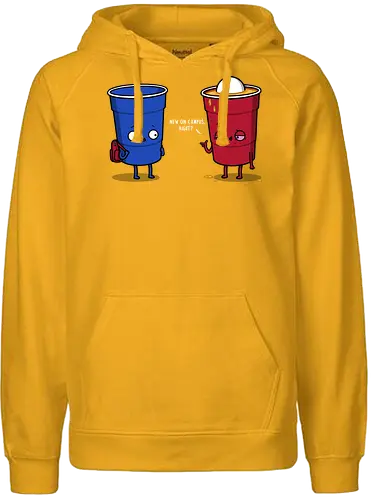 New Cup! - cup, college, school, Newbie - Fairtrade Hoodie