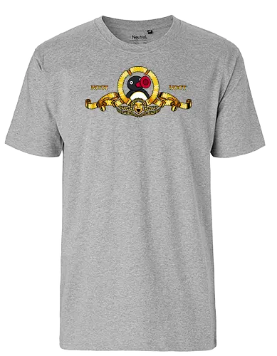 Penguin Intro! - penguin, movie, Intro, studio, Noot - Fairtrade T-Shirt