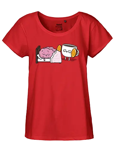 Cymbal Wake Up! - coffee, brain, sleepy, Loud - Fairtrade Girl Shirt