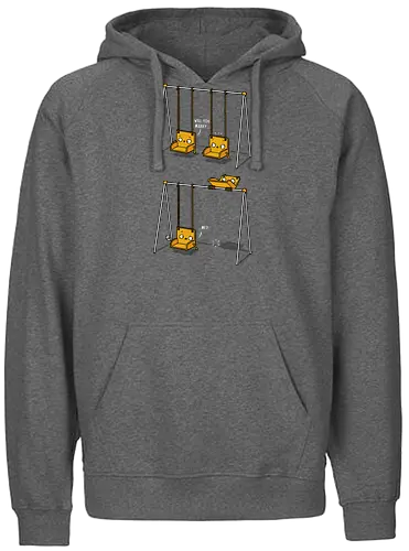 Swing Proposal! - Swing, Schaukel, Antrag, Ups, Proposal gone wrong - Fairtrade Hoodie