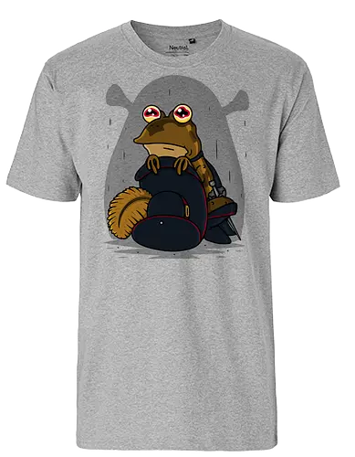 Toad in Boots! - kröte, puss in boots, cute - Fairtrade T-Shirt