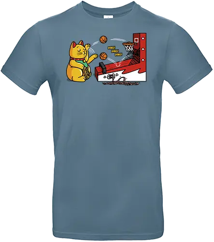 Arcade Record! - maneki-neko, Arcade game, Basketball - Standard T-Shirt