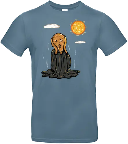 The Scream of Summer! - Melting, Munch, sun, hot - Standard T-Shirt