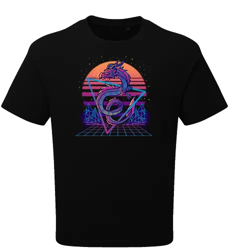Dragon Aesthetic Retrowave