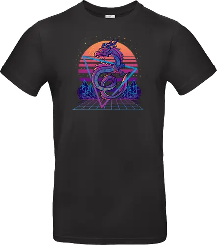 Dragon Aesthetic Retrowave