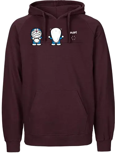 Magic Pocket! - Blue cat, cartoon - Fairtrade Hoodie