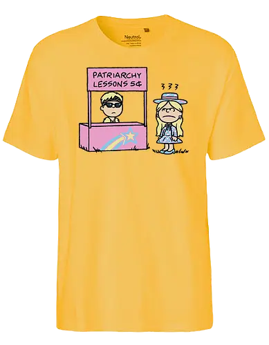 Patriarchy Lessons! - pink, doll, patriarchy - Fairtrade T-Shirt