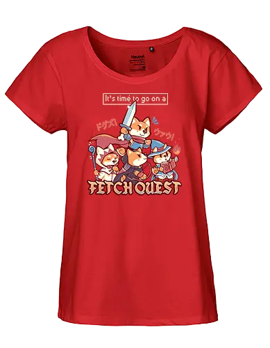 Fetch Quest - dog, doggo, hund, magier, Magician, Fetch, quest - Fairtrade Girl Shirt