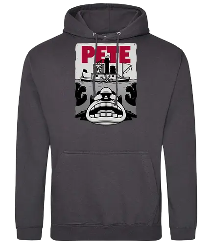 Pete! - cat, mouse, cartoon, mashup, stmboat - Standard Hoodie