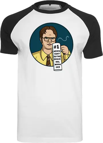 Assistant Number 1! - assistant, #1, office - Raglan T-Shirt