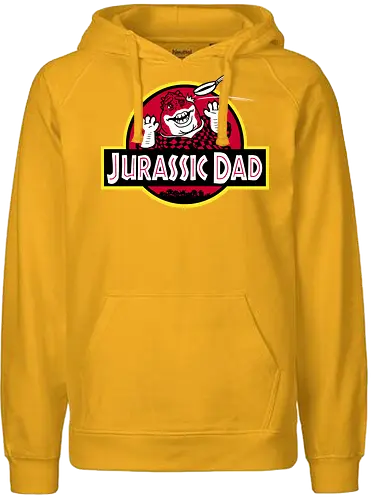 Jurassic Dad! - jurassic, dino, dinosaur, 90s - Fairtrade Hoodie