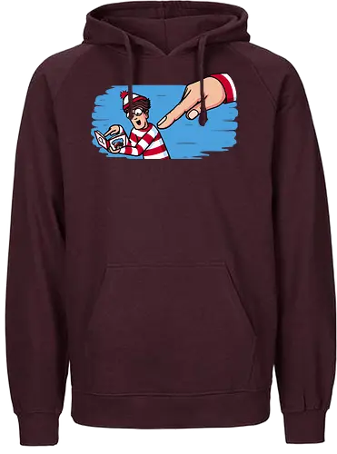 Finder Found! - waldo, suche, finden, wimmel - Fairtrade Hoodie